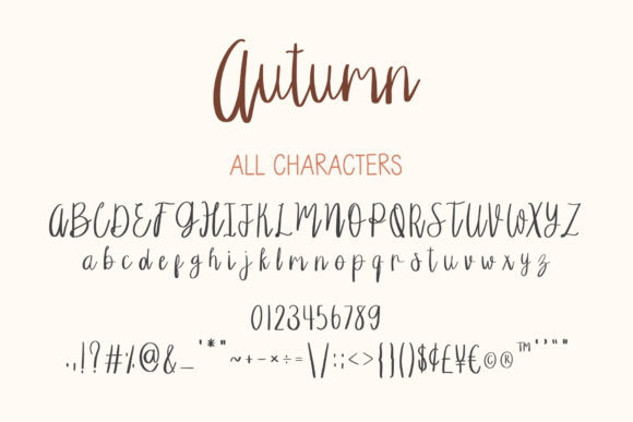 Autumn Font - Preview 2