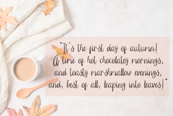 Autumn Font - Preview 3