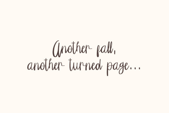 Autumn Font - Preview 4