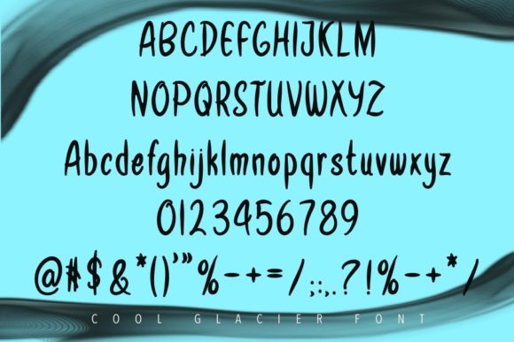 Cool Glacier Font - Preview 4