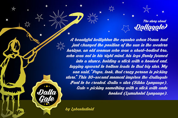 Dallagate Font - Preview 4