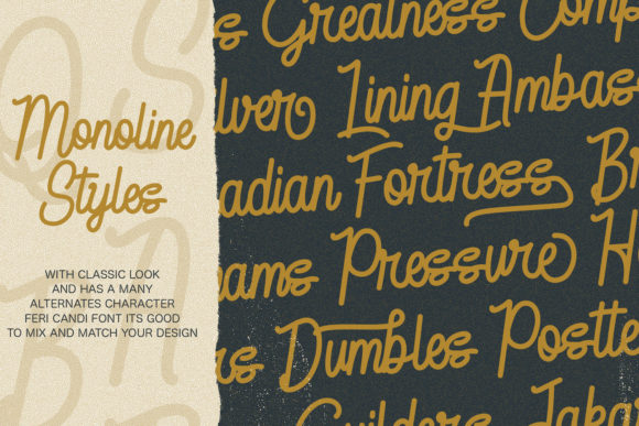 Feri Candi Font PNG with transparent background - Preview 4