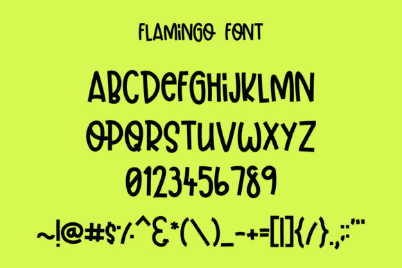 Flamingo Font - Preview 4
