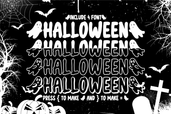Halloween Font - Preview 1
