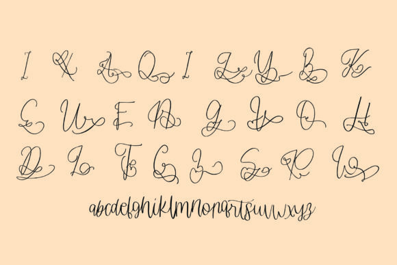 Hantaran Font - Preview 3