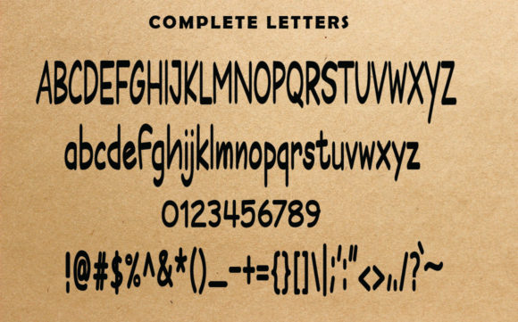 Hard Work Font - Preview 3