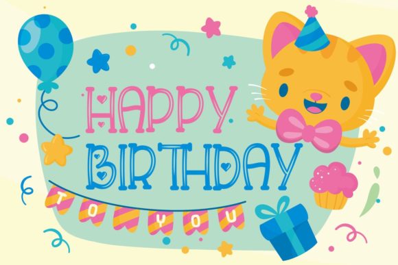 Helloo Kidos Font font preview - 1