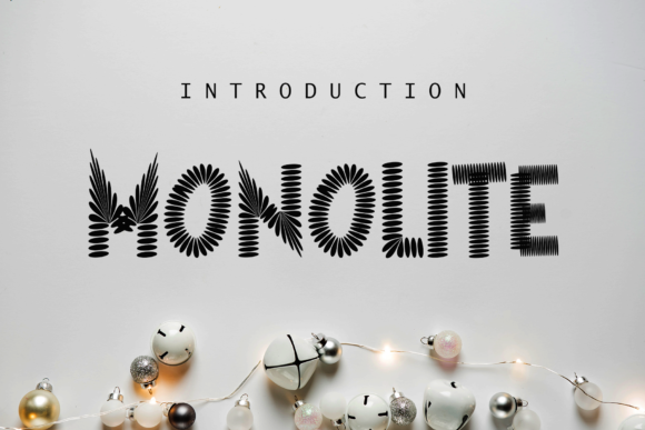 Monolite Display Font By GiaLetter