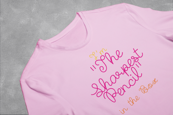 Pencil Box Font PNG with transparent background - Preview 5