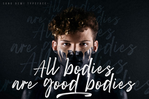 Sang Dewi Font PNG with transparent background - Preview 6