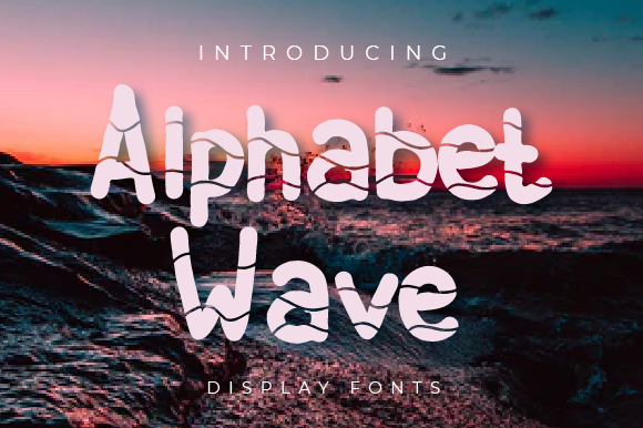 Alphabet Wave Font - Preview 2