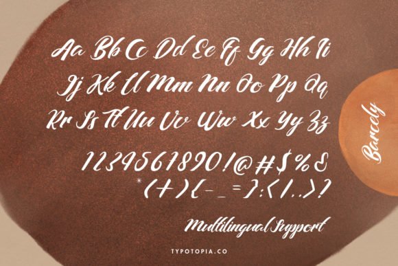Barcely Font PNG with transparent background - Preview 6