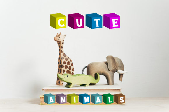 Color Cubes Font - Preview 1