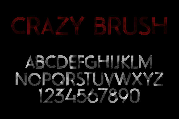 Crazy Brush Font - Preview 4