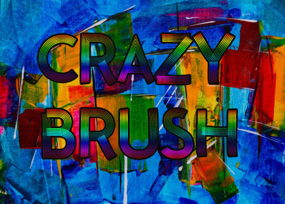 Crazy Brush Font - Preview 5