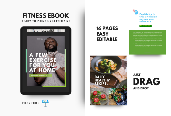 Preview of Daily Gym at Home Keynote Presentation sports presentation template