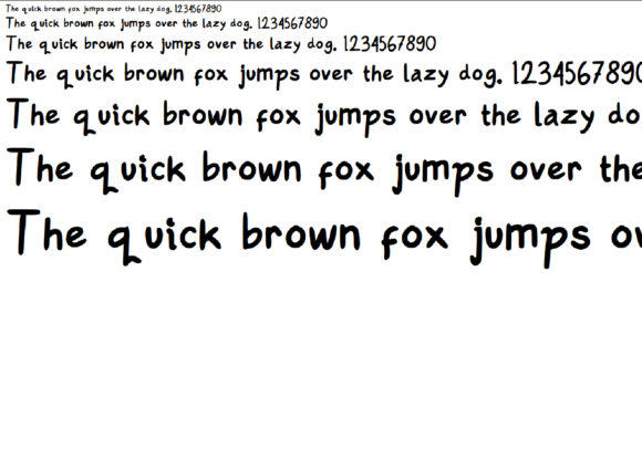GSI Handwriting Font - Preview 1