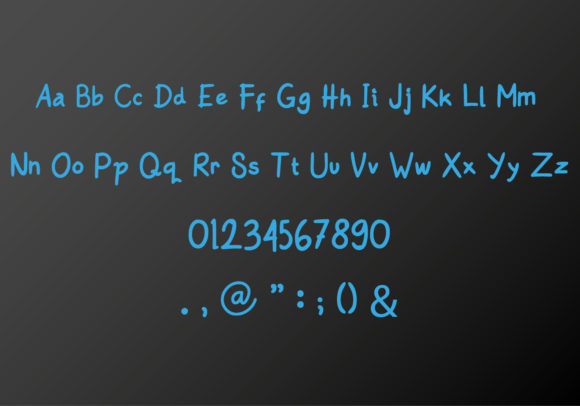 GSI Handwriting Font - Preview 2