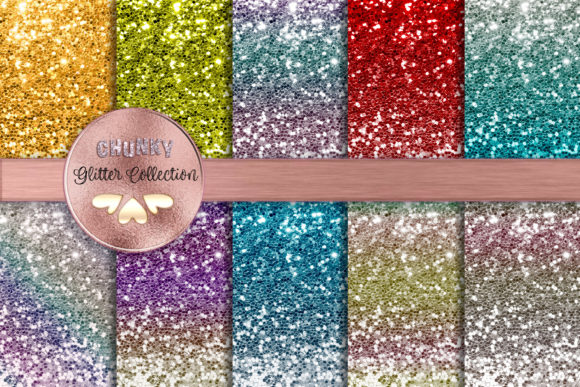 Grandma's Garden Themed Chunky Glitter