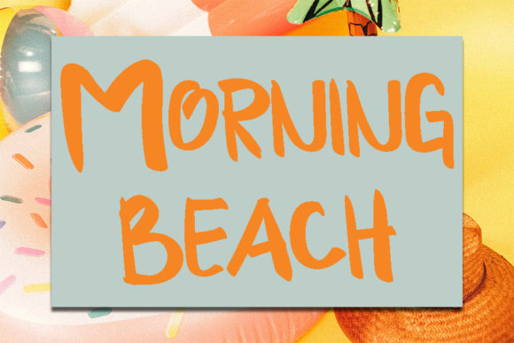 Hello Morren Font PNG with transparent background - Preview 1