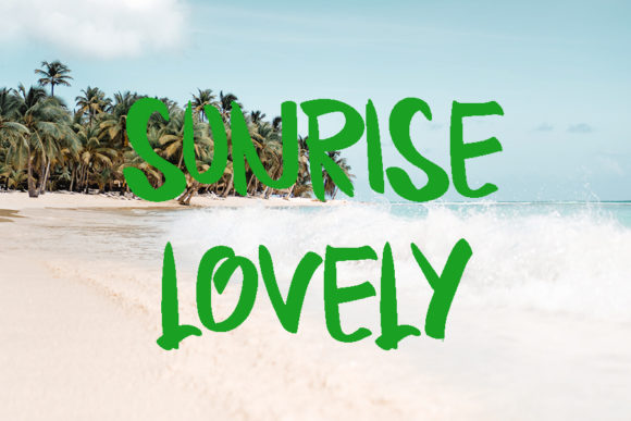 Hello Morren Font PNG with transparent background - Preview 2