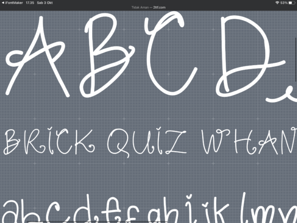 Kedurus Font PNG with transparent background - Preview 1