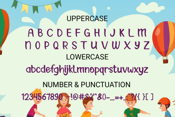 Moments Kids Font PNG with transparent background - Preview 3