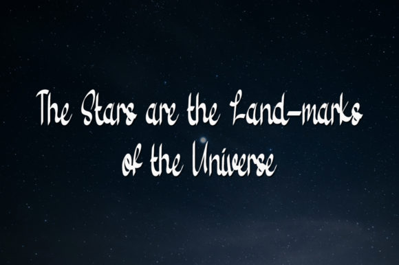 Seven Star Font PNG with transparent background - Preview 3