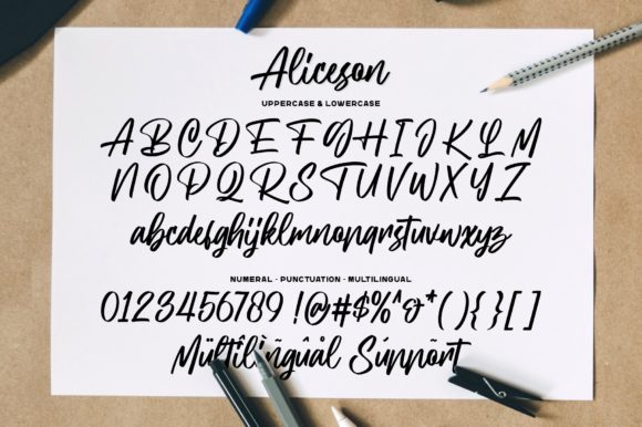 Aliceson Font - Preview 4