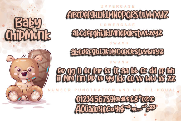 Baby Chipmunk Font - Preview 5