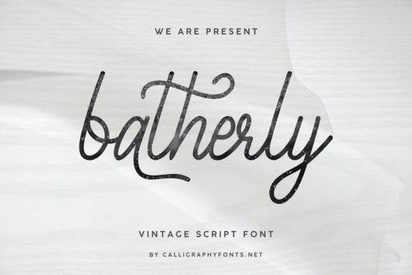 Batherly Font - Preview 1