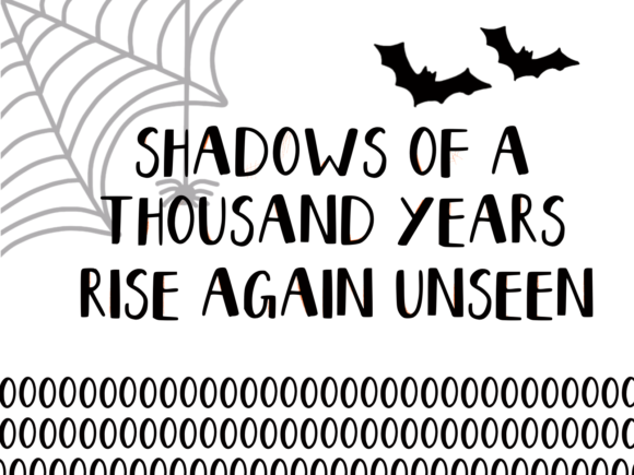 Blocked - Halloween Theme Font - Preview 1