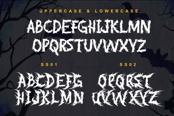 Bogarts Metal Font - Preview 1
