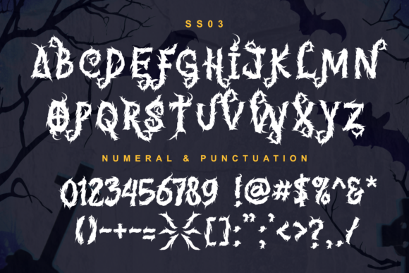Bogarts Metal Font - Preview 2