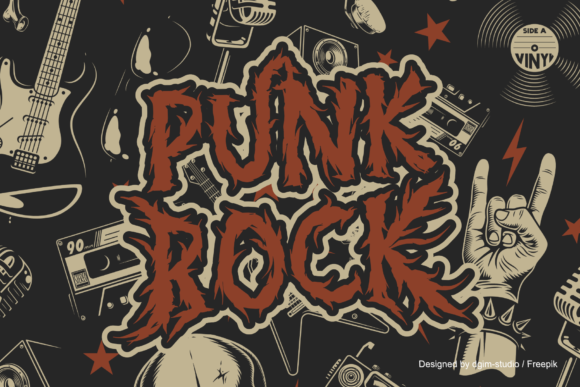 Bogarts Metal Font - Preview 6