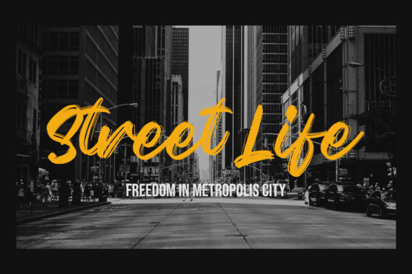 Citizen Brush Font - Preview 1