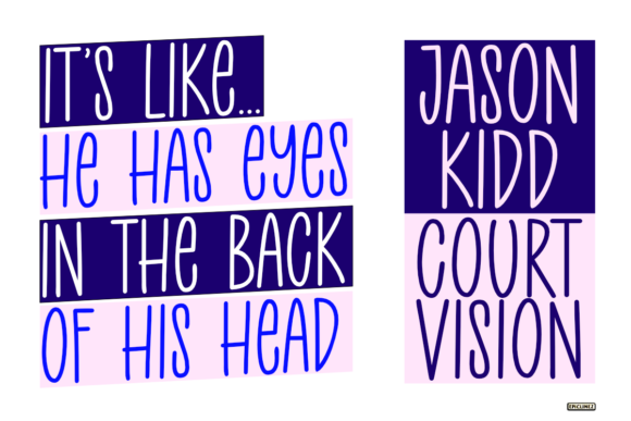 Courtside Font - Preview 1