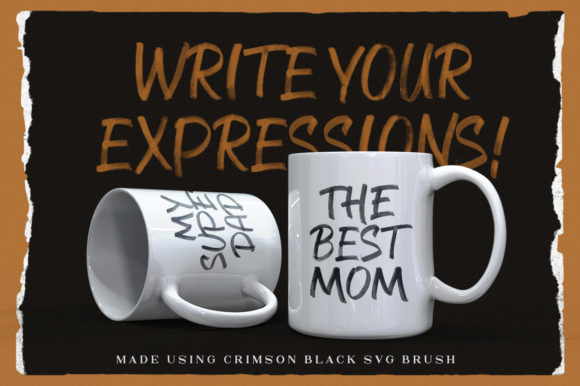 Crimson Black Font PNG with transparent background - Preview 5
