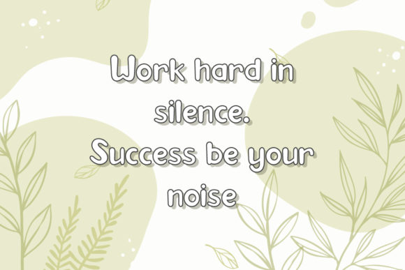 Deep Jungle Font PNG with transparent background - Preview 5