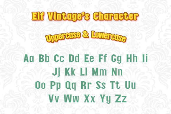 Elf Vintage Font - Preview 1