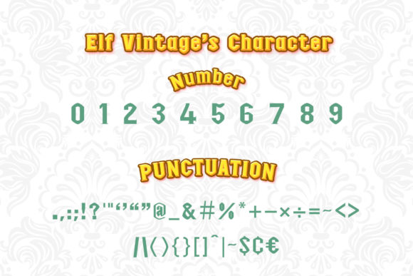 Elf Vintage Font - Preview 2