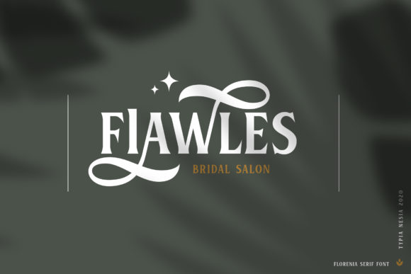 Florenia Font PNG with transparent background - Preview 4