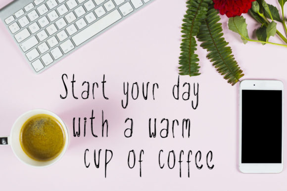 Green Macchiato Font PNG with transparent background - Preview 3