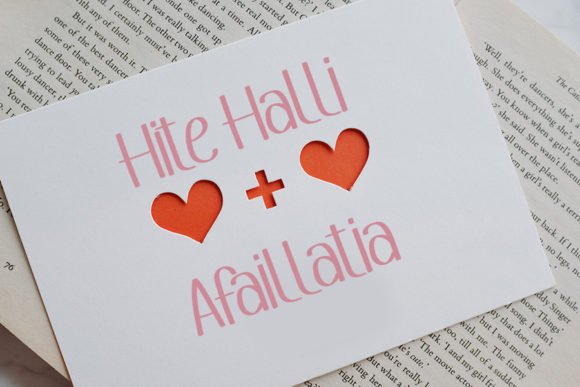 Hollala Font PNG with transparent background - Preview 3