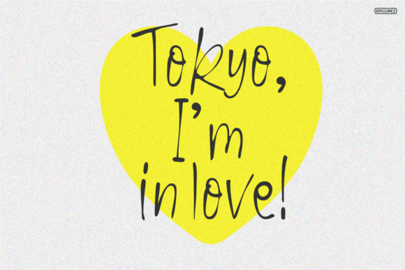 Little Tokyo Font PNG with transparent background - Preview 1