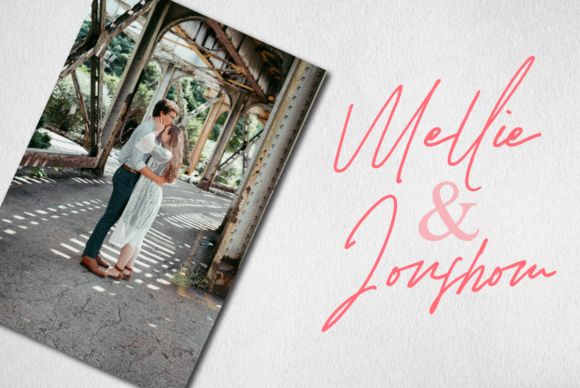 Loremita Signature Font PNG with transparent background - Preview 3