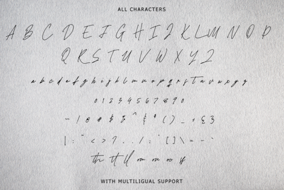 Loremita Signature Font PNG with transparent background - Preview 5