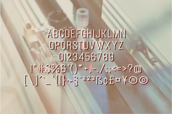 Lotspote Font PNG with transparent background - Preview 1