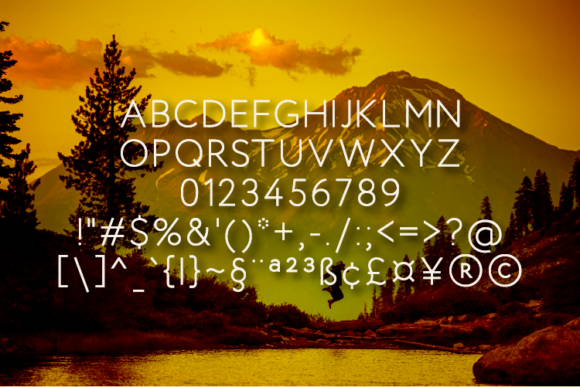 Norterm Font PNG with transparent background - Preview 1