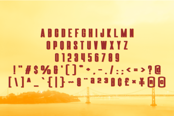 Rannoon Font PNG with transparent background - Preview 1